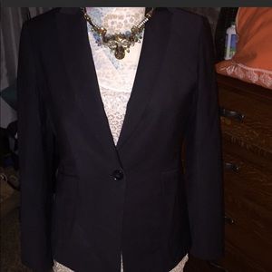 Ann Taylor wool / blend black blazer